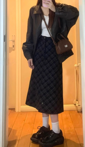 修飾身形高腰長裙