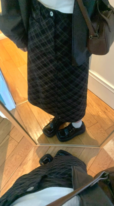 修飾身形高腰長裙